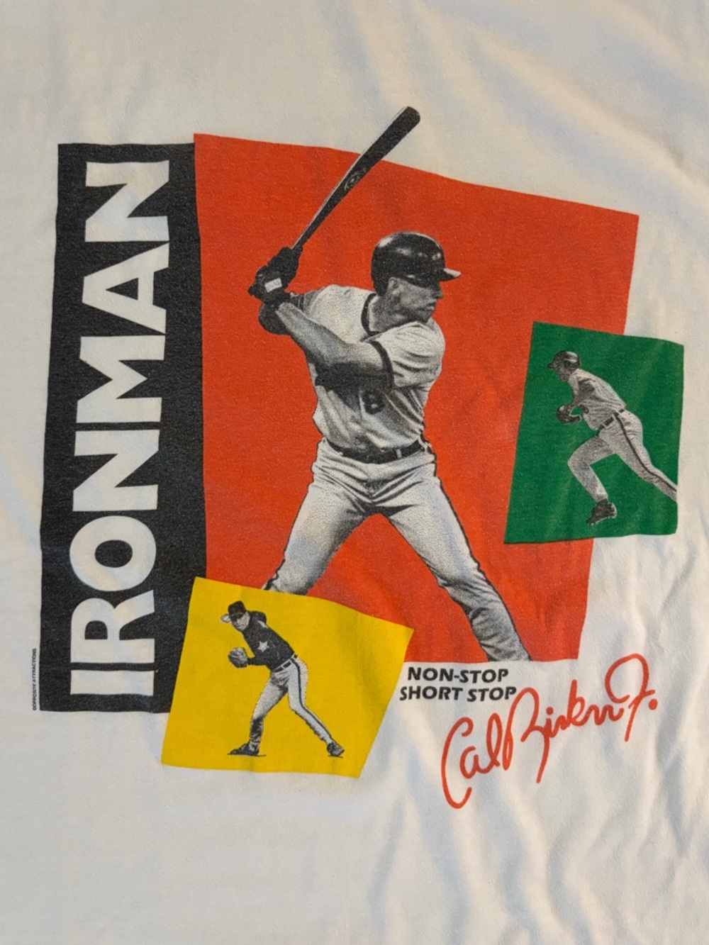 Vintage 1995 Cal Ripken 2131 Ironman Tee - Large - Baltimore Orioles